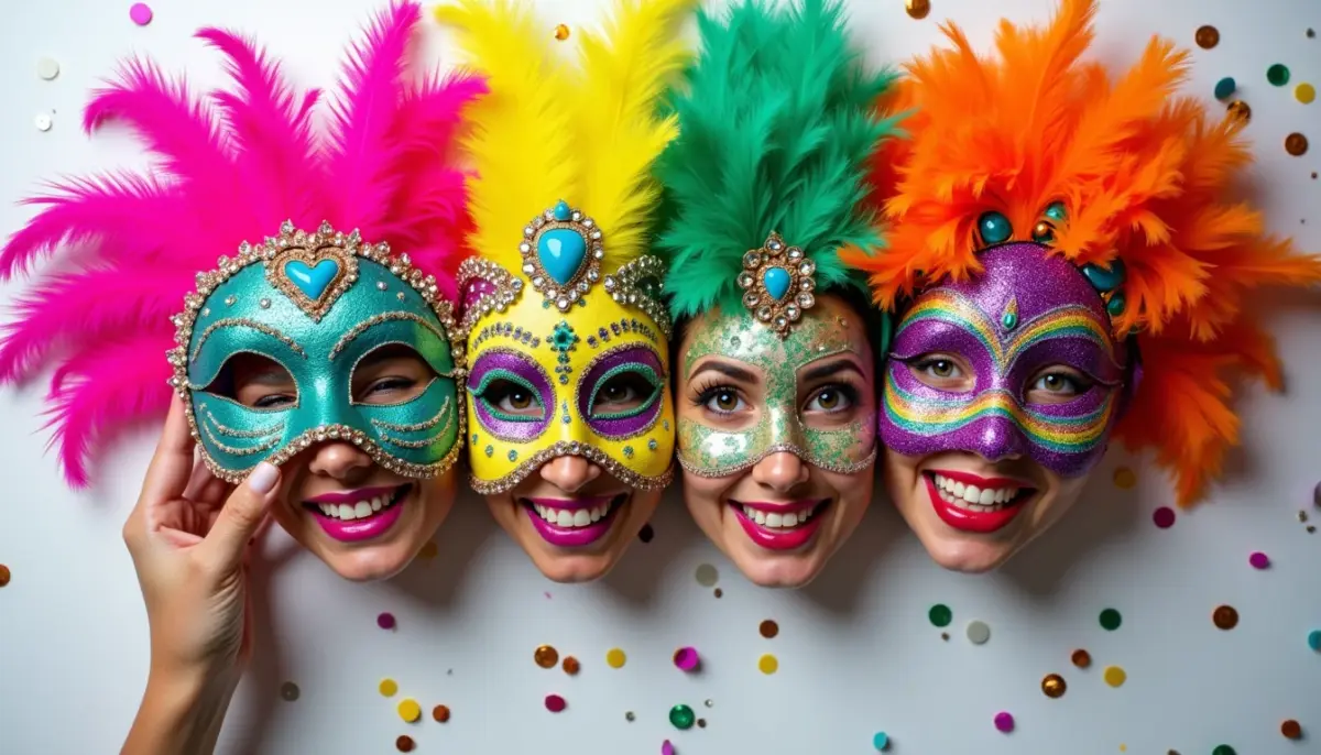 32 Ideias de Máscara de Carnaval para Imprimir Colorida e Grátis