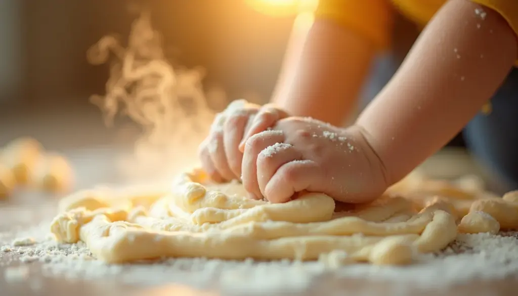 Massinha de Maizena e Creme: A Receita Mais Fácil e Segura para Crianças Massinha de Maizena e Creme: A Receita Mais Fácil e Segura para Crianças