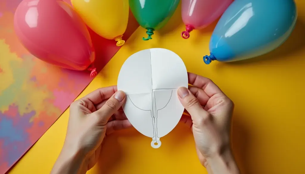 Molde balão para imprimir grátis: o passo a passo que funciona