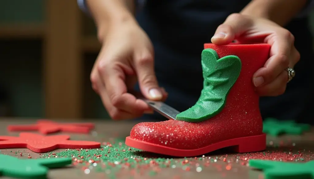 Molde Bota de Natal Eva: Passo a Passo Completo Para Fazer Hoje
