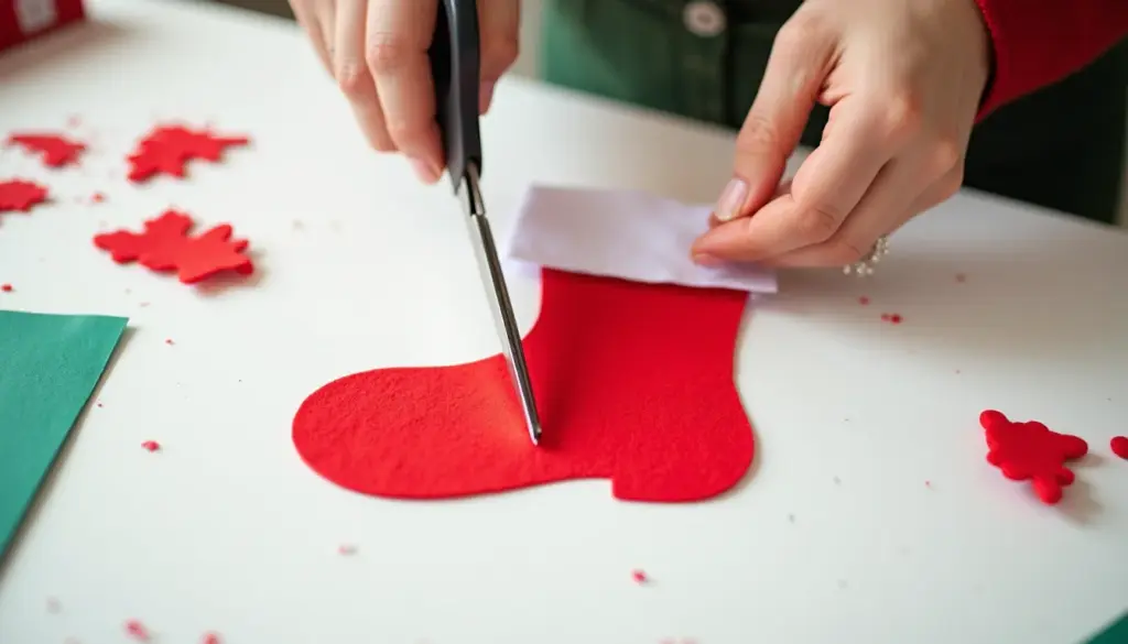 Moldes de Bota de Papai Noel Grátis para Imprimir e Usar Hoje