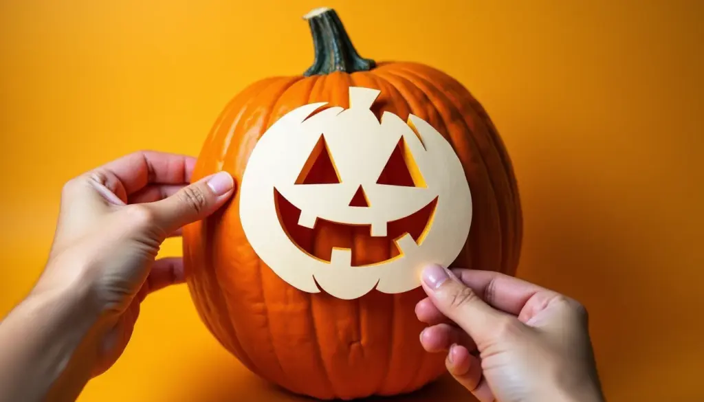 Molde de abóbora Halloween grátis e fácil que realmente funciona