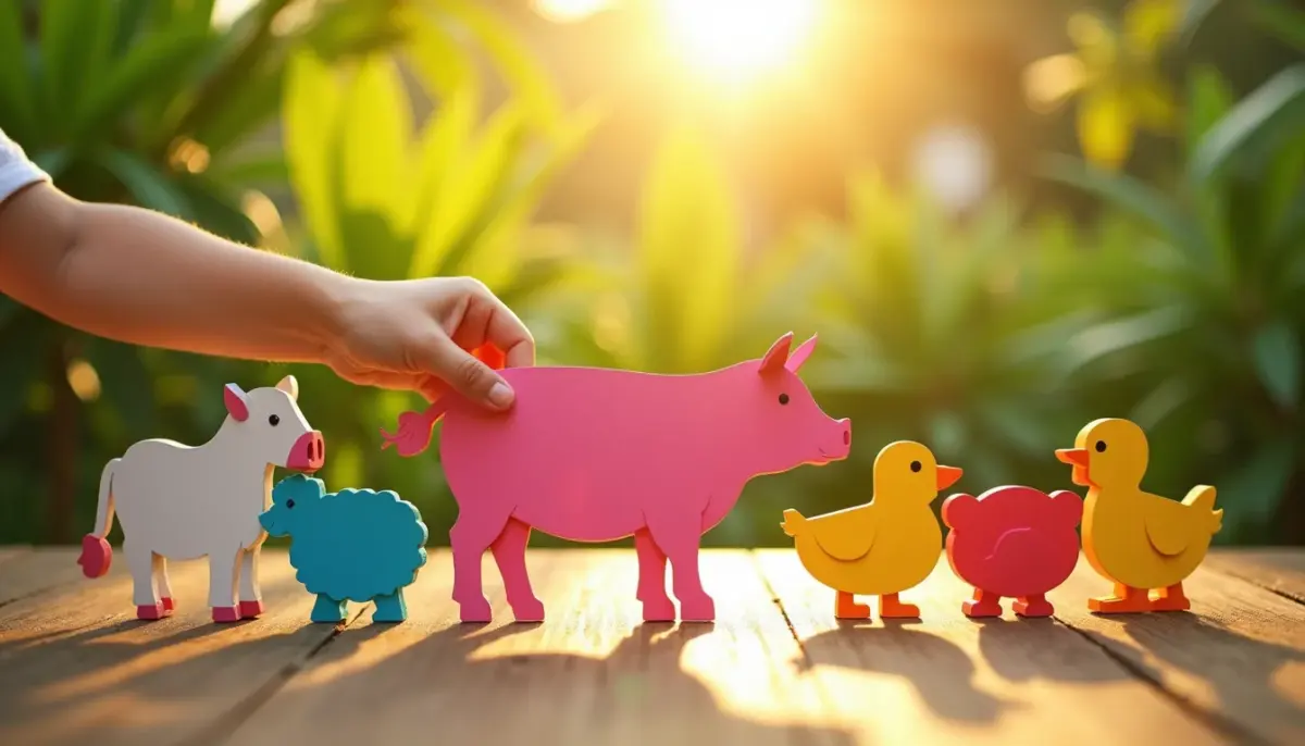 44 Moldes de Animais da Fazenda em Eva para Imprimir Grátis