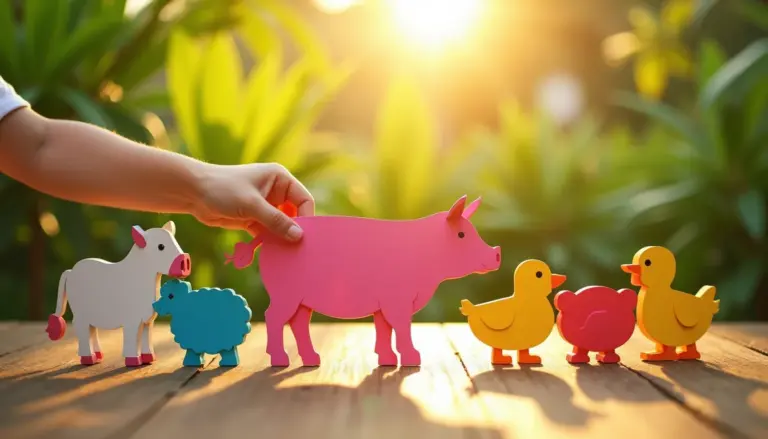 44 Moldes de Animais da Fazenda em Eva para Imprimir Grátis