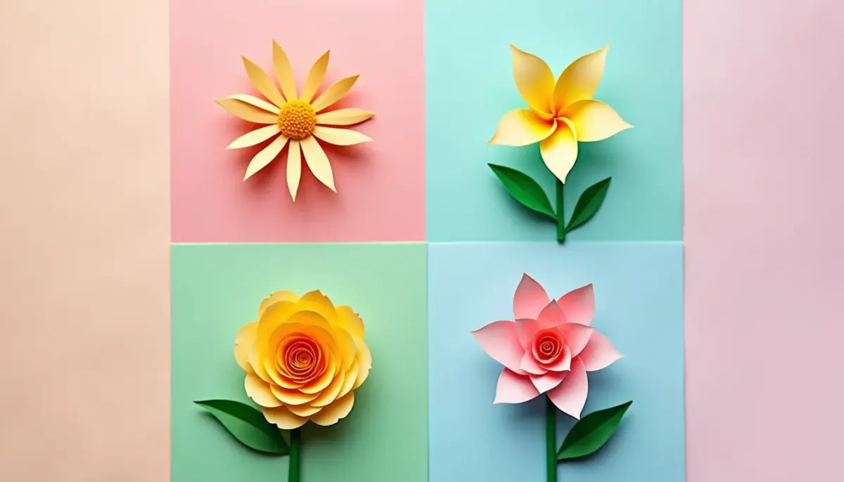 42 Ideias de Molde de Flor de Papel Pequena para Imprimir Grátis em PDF