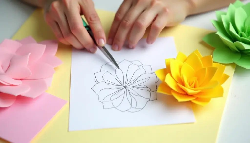Molde de flores em EVA para imprimir: pare de desenhar e erre menos