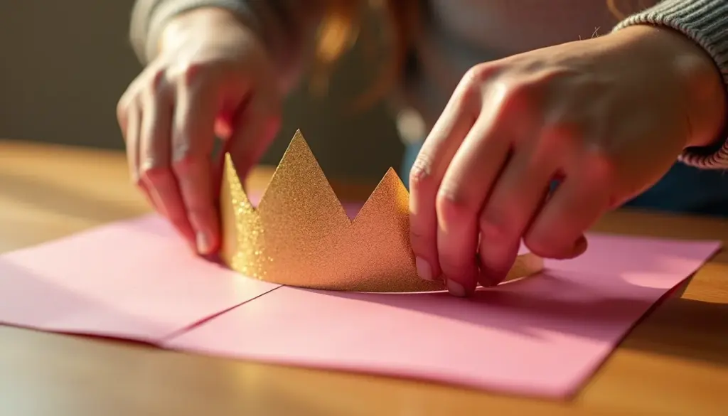 Molde de tiara de princesa para imprimir que se encaixa perfeitamente