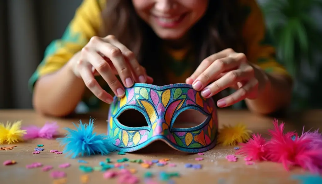 Molde máscara carnaval: faça a sua em 30 min com menos de R$ 5