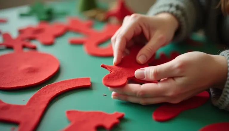 Molde Rena Natal Grátis: 5 Opções para Feltro, EVA e Papel