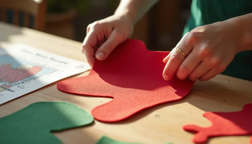 Moldes de Bota de Natal em Feltro para Imprimir Grátis e Lindos