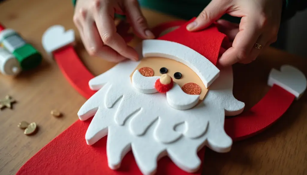 Papai Noel de EVA: Faça em 30 min com o molde grátis