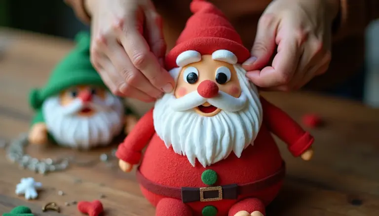 Papai Noel em Eva: 7 passos para um acabamento profissional