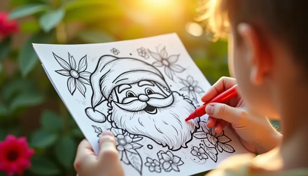 70 Papai Noel para Colorir e Imprimir Grátis em Alta Resolução