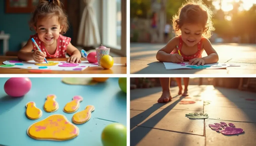 33 Patinhas de Coelho Para Imprimir e Colorir Gratis Para Páscoa
