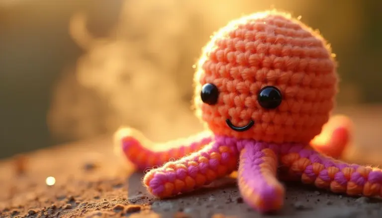 Receita Amigurumi Grátis: Mini Polvo em 2 Horas e Fácil Receita Amigurumi Grátis: Mini Polvo em 2 Horas e Fácil