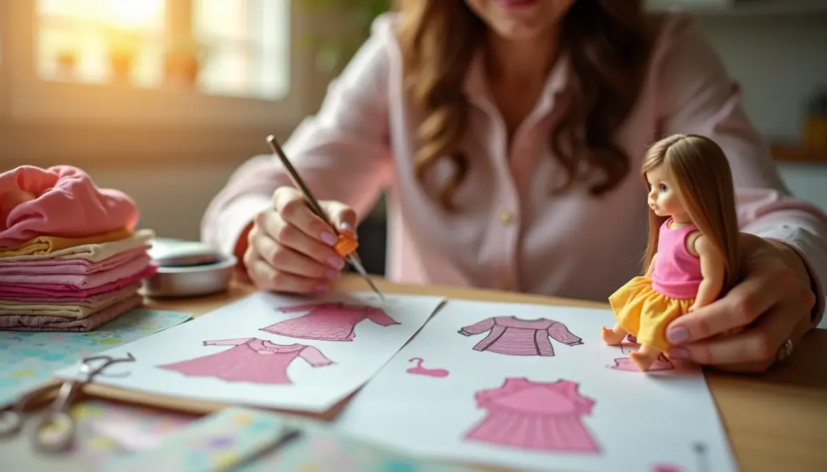 Roupa de boneca para imprimir: moldes grátis e passo a passo