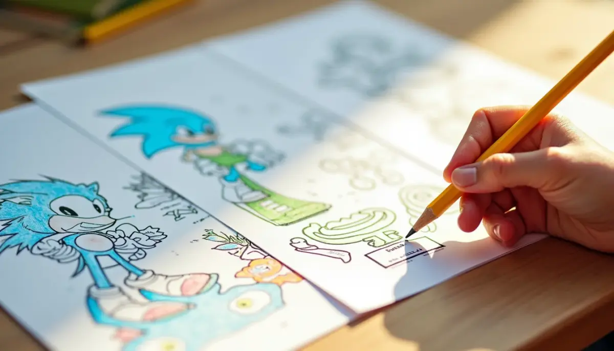 68 Desenhos do Sonic para Colorir Grátis com Cores Oficiais
