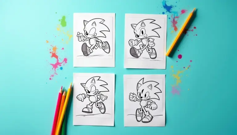 65 Ideias de Sonic Desenho para Colorir: Imprima Grátis e Arrase nas Cores
