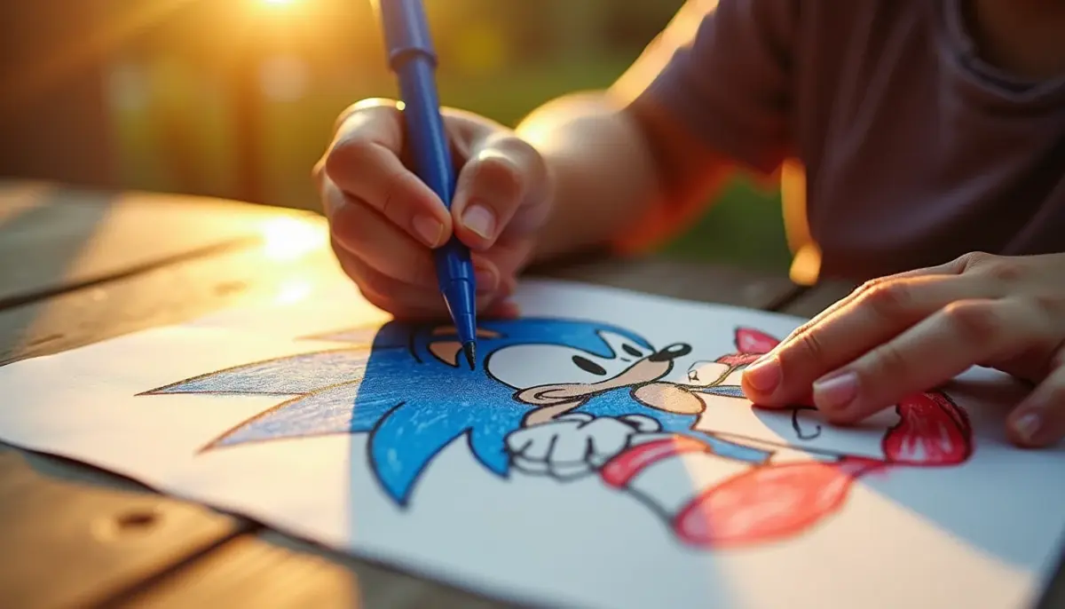 68 Desenhos do Sonic para Imprimir e Colorir com Cores Oficiais