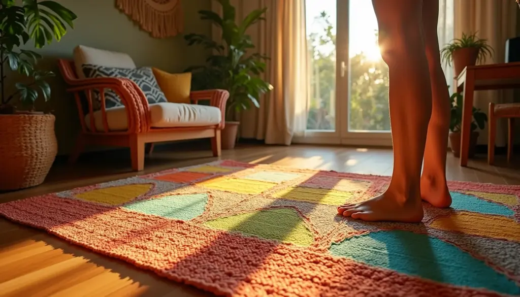 50 Ideias de Tapete de Retalho de Malha Trançado que Você Pode Fazer em Casa