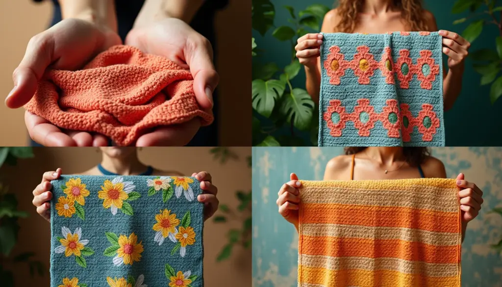 43 Ideias de Toalha de Croche Grafico para Fáceis e Modernas