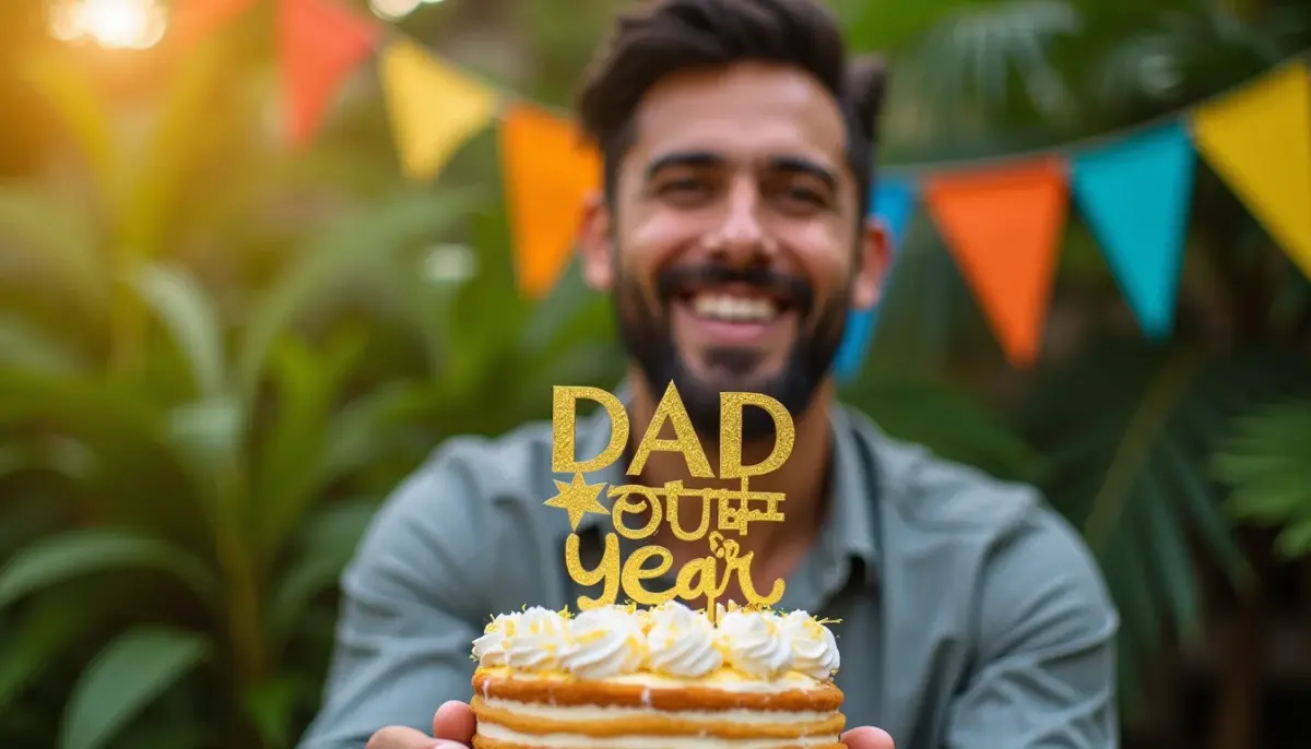 35 Topos de Bolo Papai do Ano para Imprimir Grátis