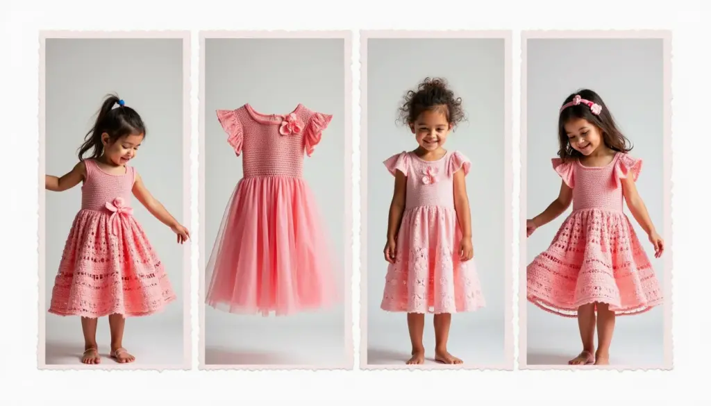 62 Vestido de Crochê Infantil Rosa: Lindos Modelos para Inspirar Você