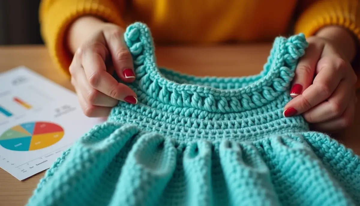 Vestido de Crochê para 3 Anos com Gráfico: Medidas Exatas e Passo a Passo