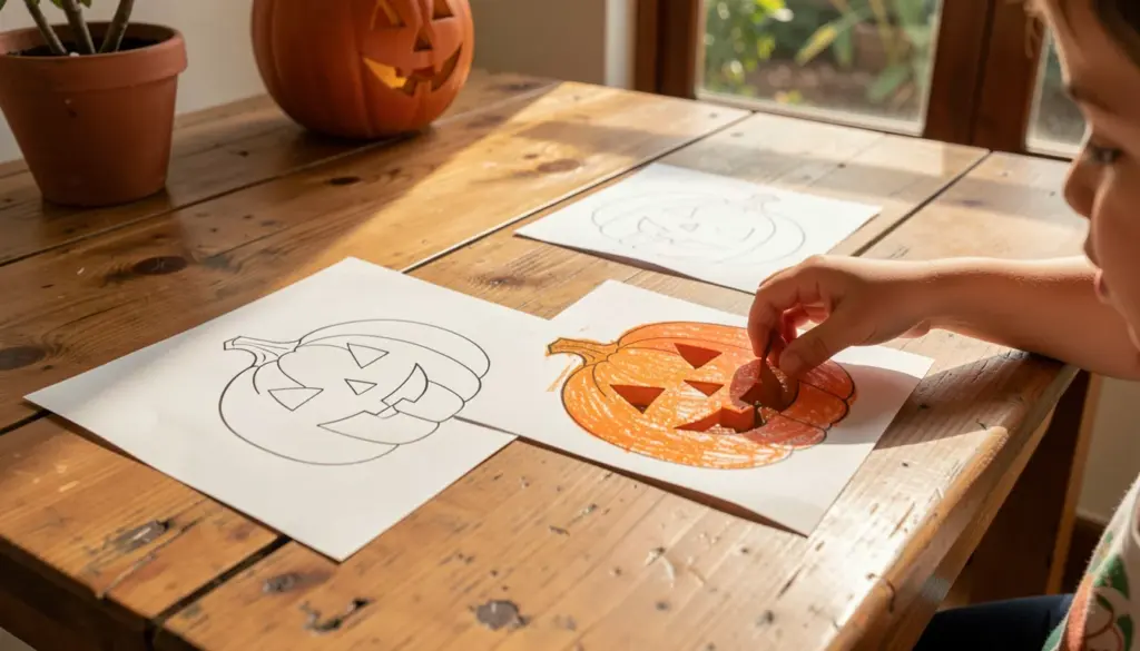 30 Abobora de Halloween para Imprimir: Colorir, Recortar e Esculpir
