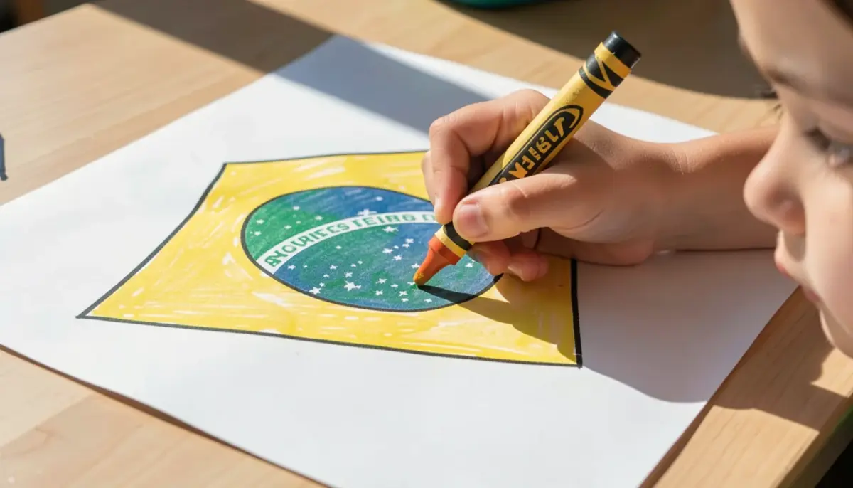 45 Bandeira do Brasil para Colorir com Significado e Atividades