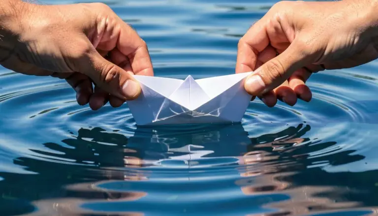 Como Fazer Barco de Papel Que Flutua: Passo a Passo Fácil