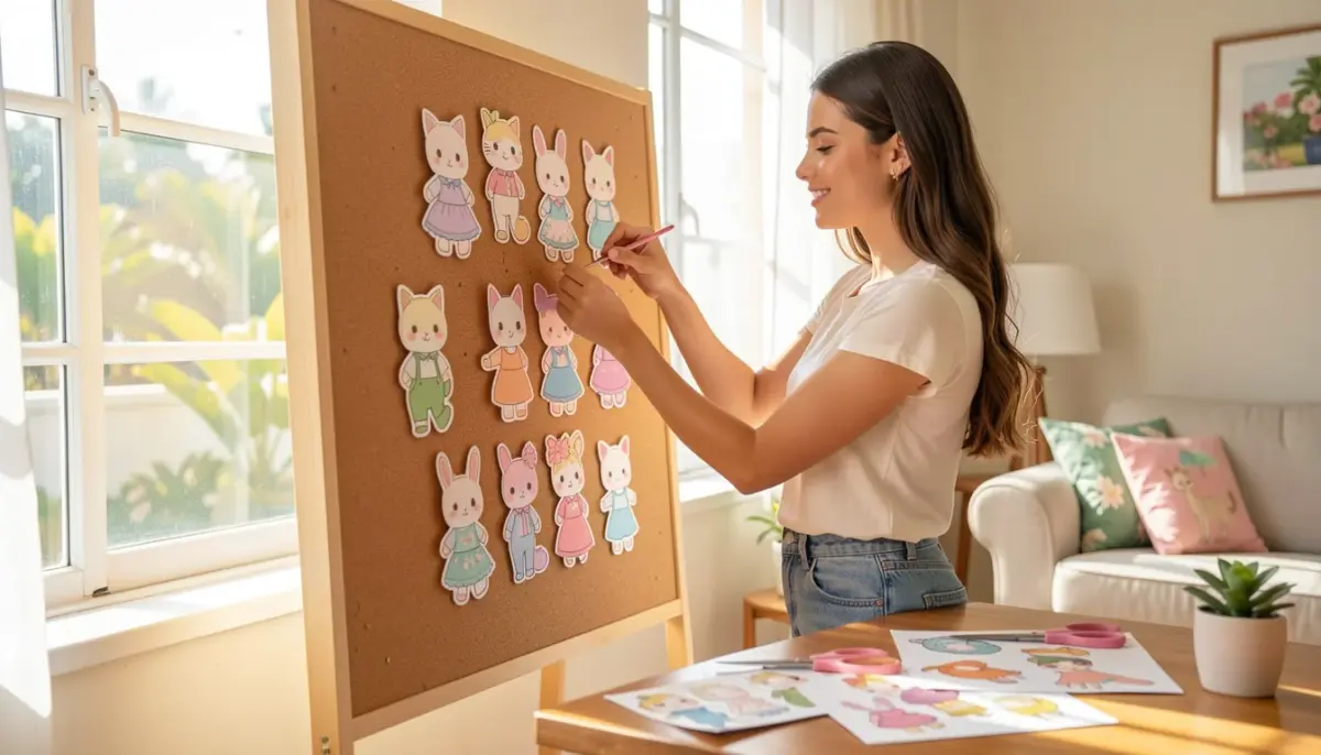 33 Ideias de Boneca de Papel Kawaii com Molde Grátis para Imprimir