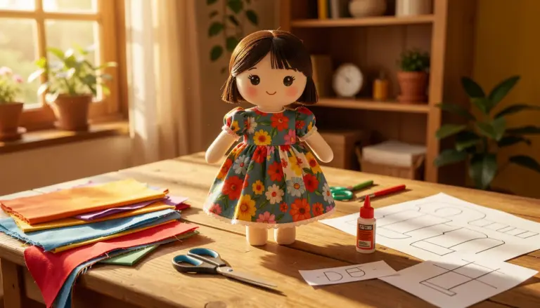 33 Ideias de Boneca de Papel Kawaii com Tecido para Fazer Hoje