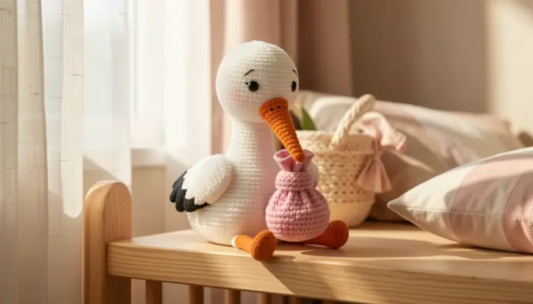 6 Cegonhas Amigurumi Lindas para Fazer ou Comprar (Fotos e Inspirações) 6 Cegonhas Amigurumi Lindas para Fazer ou Comprar (Fotos e Inspirações)