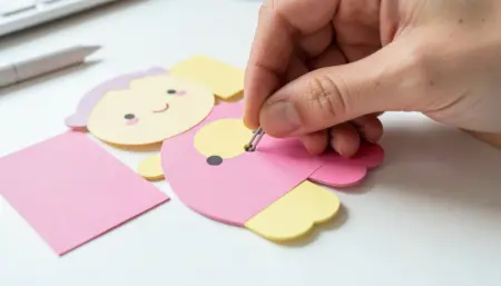 Como Dar Articulação em Boneca de Papel Kawaii com Materiais de Casa