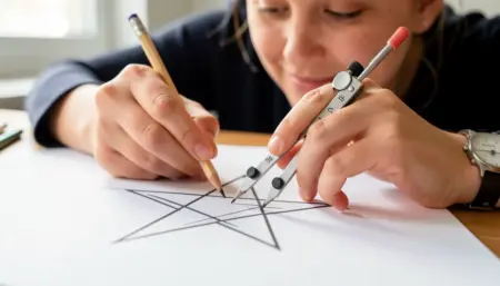 Como Desenhar Estrela de Cinco Pontas Perfeita em 15 Minutos