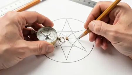 Como Fazer Estrela de Seis Pontas: Desenho Passo a Passo Fácil Como Fazer Estrela de Seis Pontas: Desenho Passo a Passo Fácil