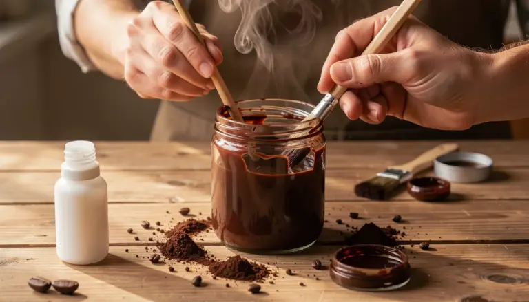 Como Fazer Tinta Marrom Caseira com Café para Artesanato em 2 Receitas Como Fazer Tinta Marrom Caseira com Café para Artesanato em 2 Receitas