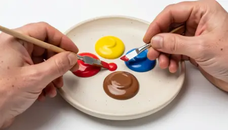 Como Misturar Marrom sem Sujar a Cor no Artesanato: Técnica Infalível