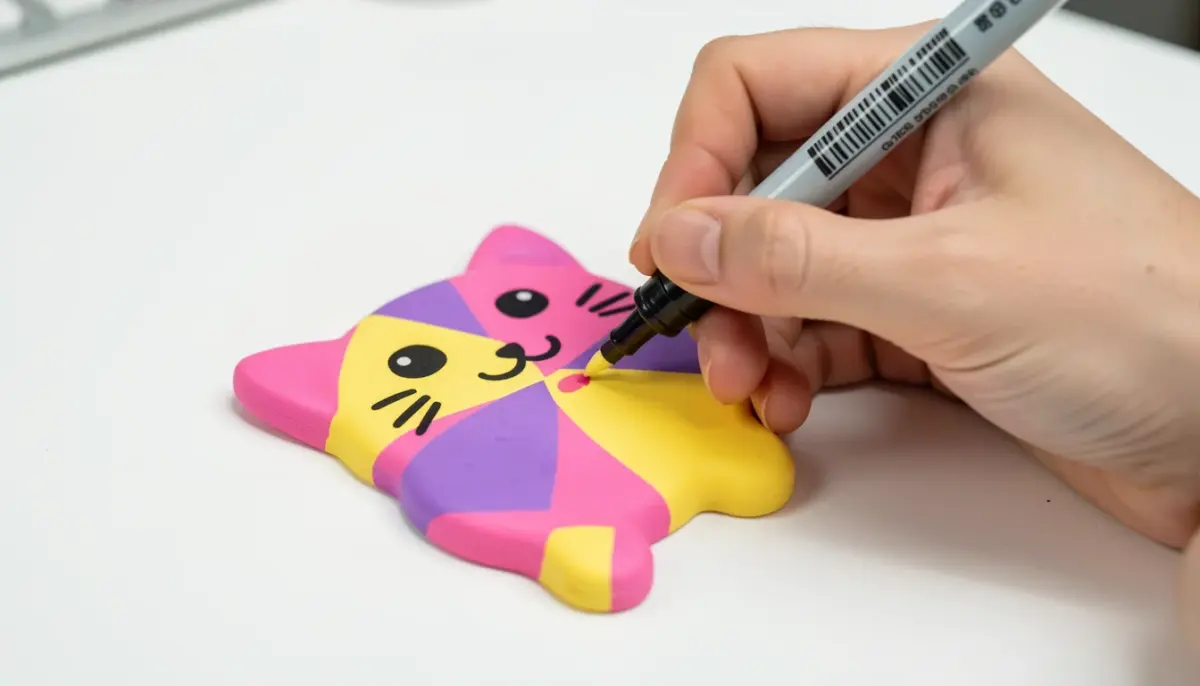 Como Pintar Squishy de Papel Sem Borrar ou Manchar: Técnica Fácil