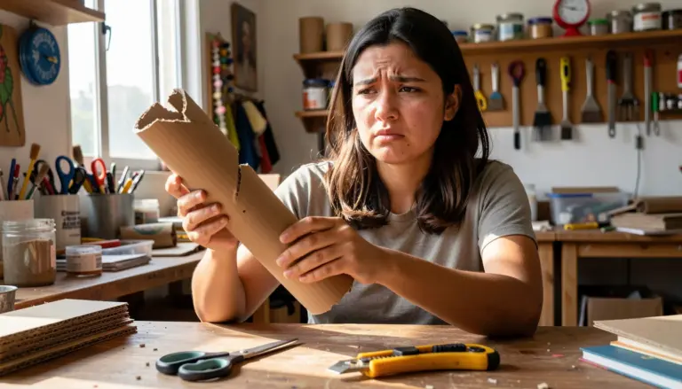 O Erro Comum Ao Cortar Tubete De Papelão Para Artesanato (E Como Evitar)