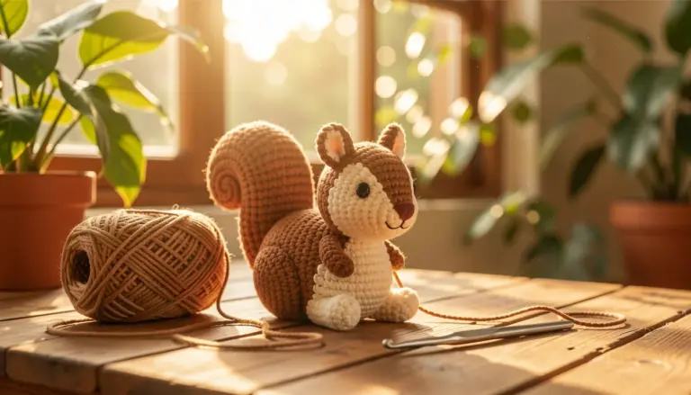 5 Esquilos Amigurumi Fofos para Fazer em Casa (Fotos e Inspirações)
