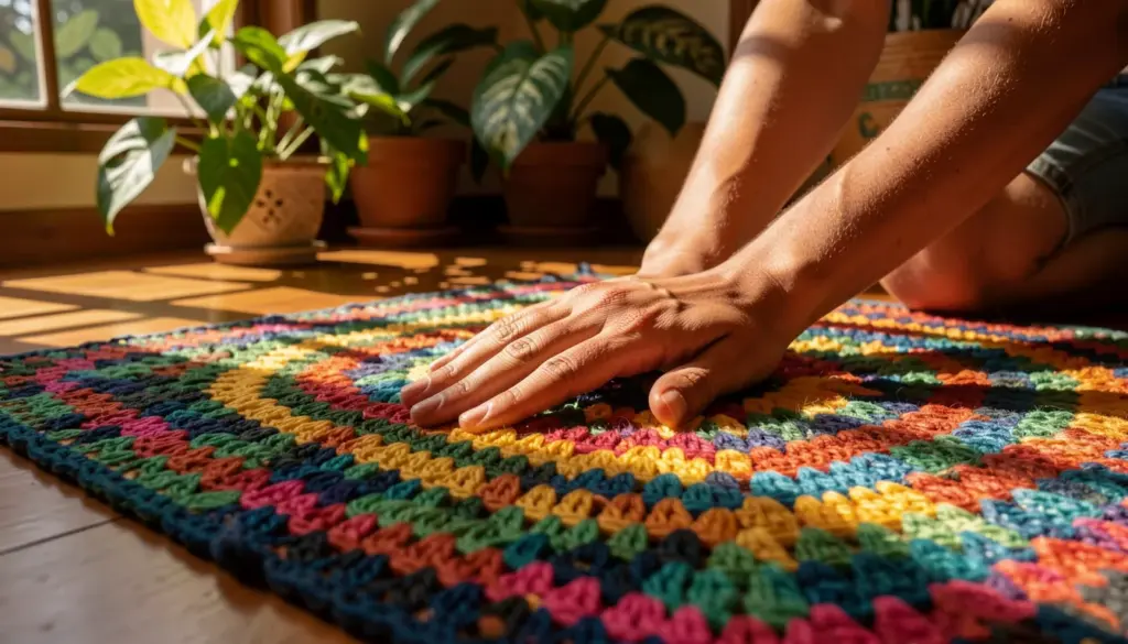 44 Fotos de Tapetes de Crochê para Inspirar Sua Decoração