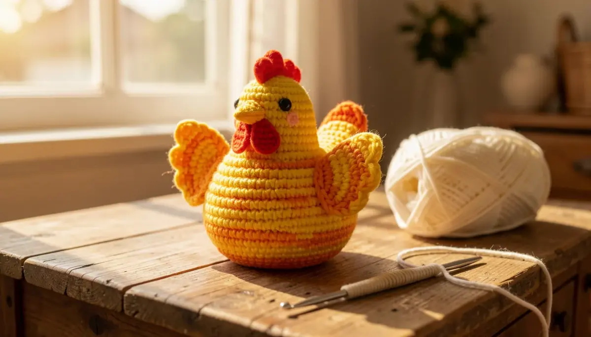 7 Passos para Fazer uma GALINHA AMIGURUMI (Guia Simples e Rápido)