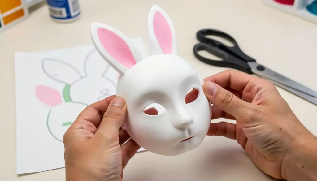 Máscara de Coelho em Eva Molde: 3 Modelos Grátis para Imprimir