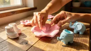 9 Projetos com MASSINHA DE EVA para Lembrancinhas de Maternidade (Passo a Passo)