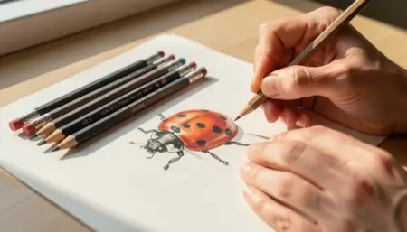 Melhor Tipo de Lápis para Desenho de Joaninha Realista: Kit Ideal