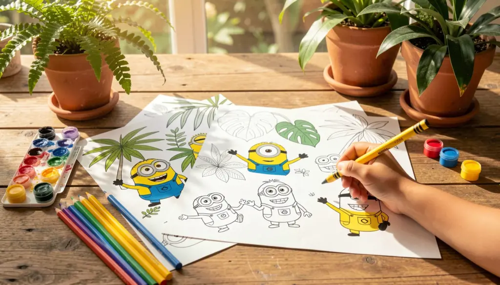 38 Ideias de Minions para Imprimir e Pintar com Cores Oficiais