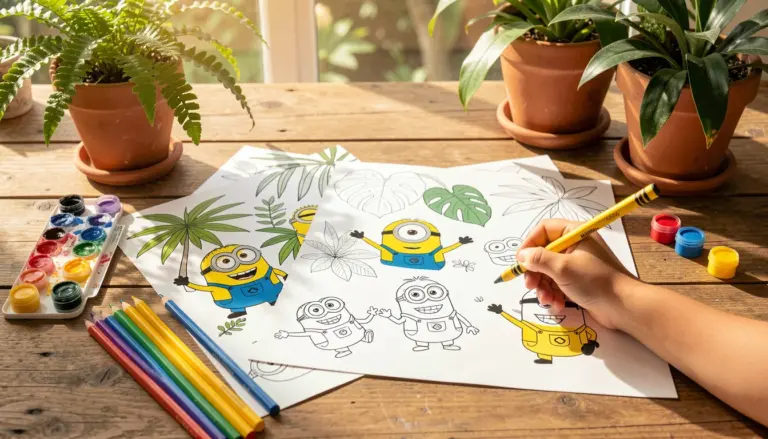 38 Ideias de Minions para Imprimir e Pintar com Cores Oficiais