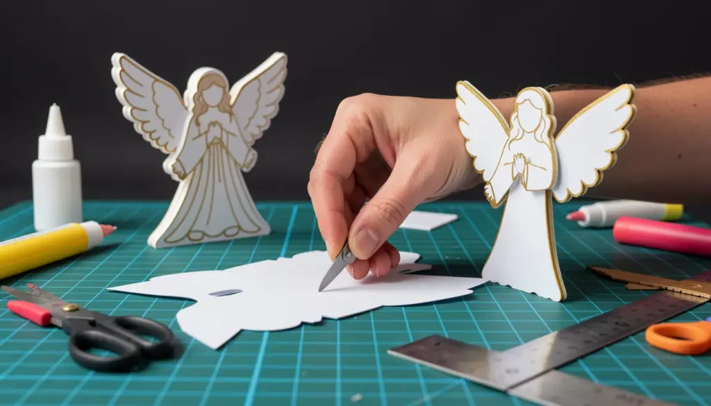 Molde Anjo de Papel: 3 Tipos Grátis Para Imprimir e Montar